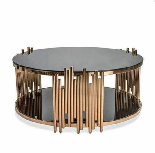 Glass Stainless steel center table 30*18 - V Home Decor