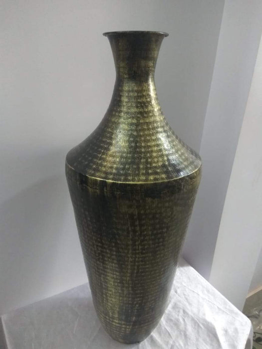 Golden metal pot 8*30 - V Home Decor