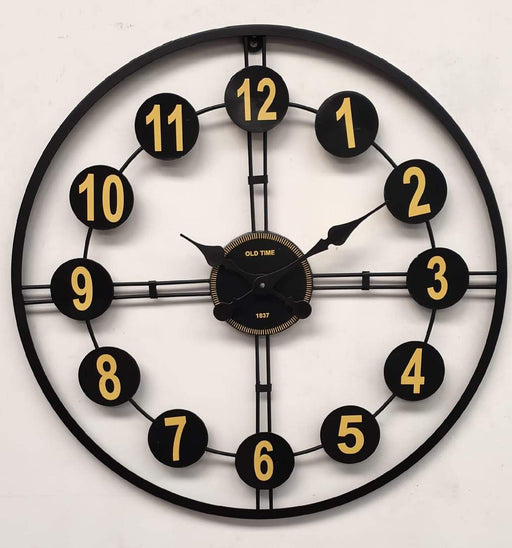 Black Wall Clock 24*24 - V Home Decor