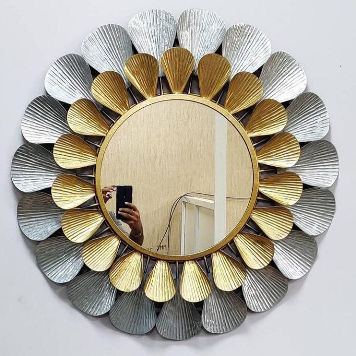 Leaf Mirror Wall Decor 36*36 - V Home Decor