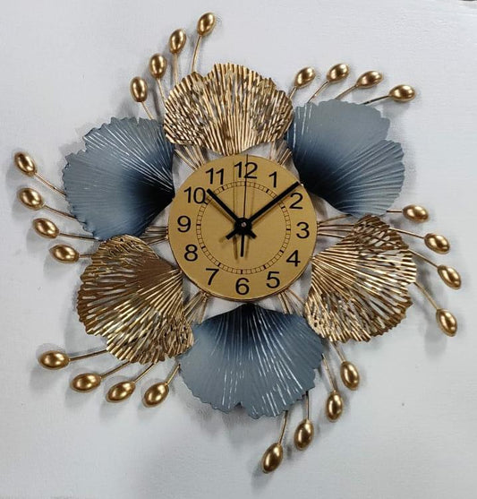 Leaf ball clock wall decor 26*26