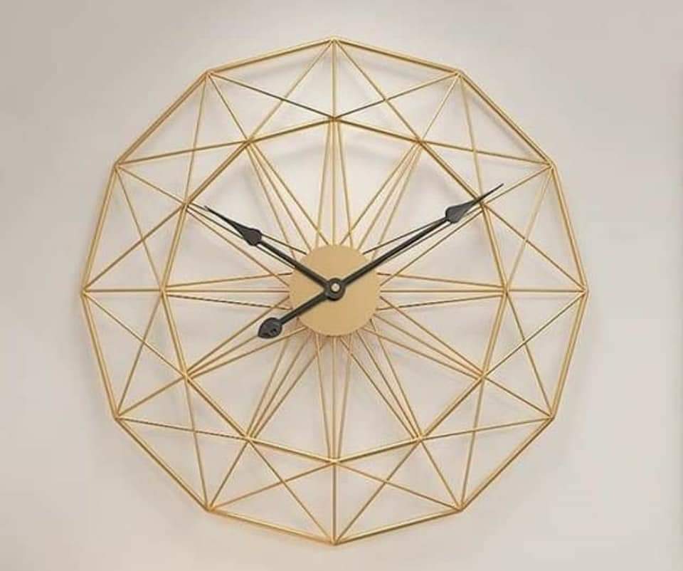 Diamond shape Clock 30*30