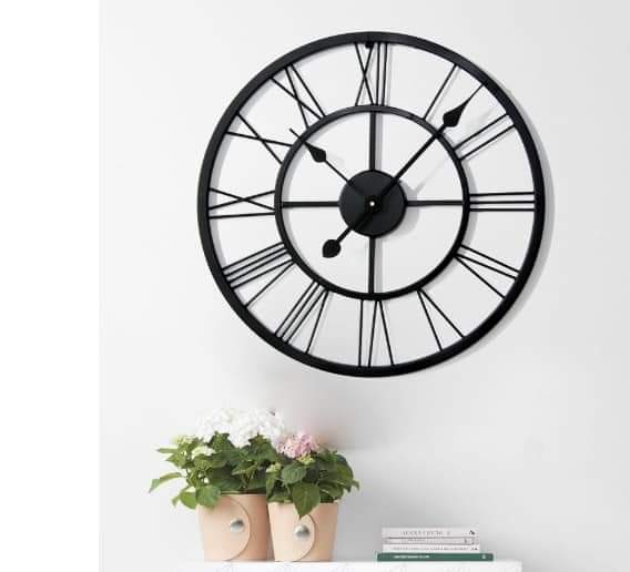 Black Roman Clock 30*30