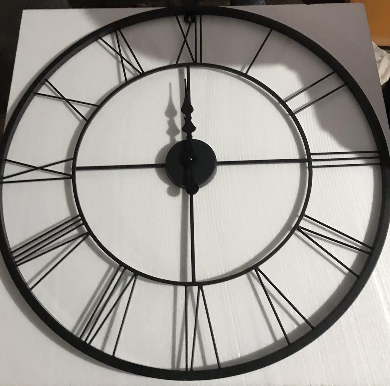 Black Roman Clock 30*30