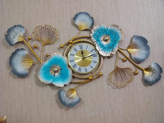 Flower Ginkgo Clock 36*22