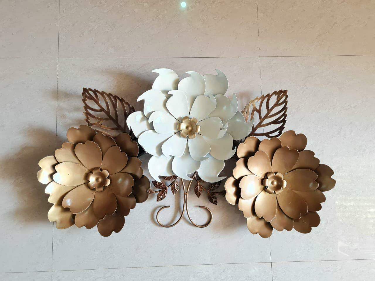 Flower Triplet wall decor 30*20