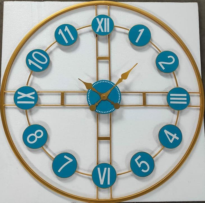Blue Roman Clock 30*30