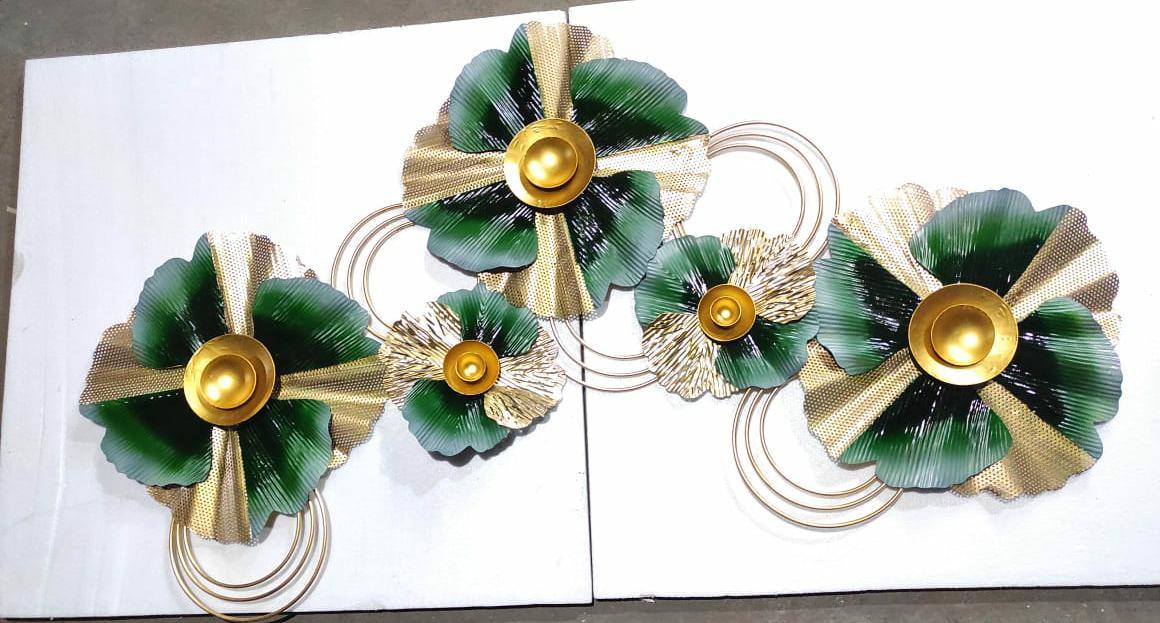 Flower rings wall decor 48*24