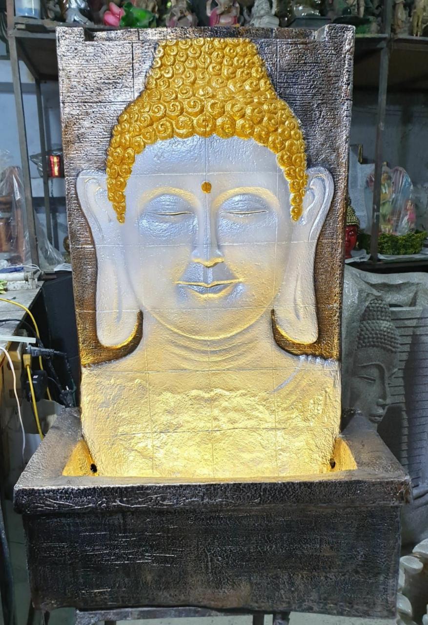 Slate Fountain Buddha 24*36