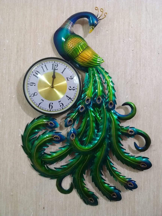 Peacock Clock 26*36