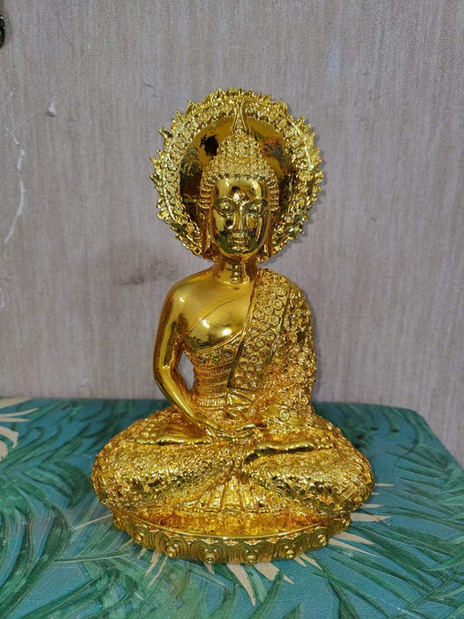 Gold Color Plating Polyresin Buddha 5*12
