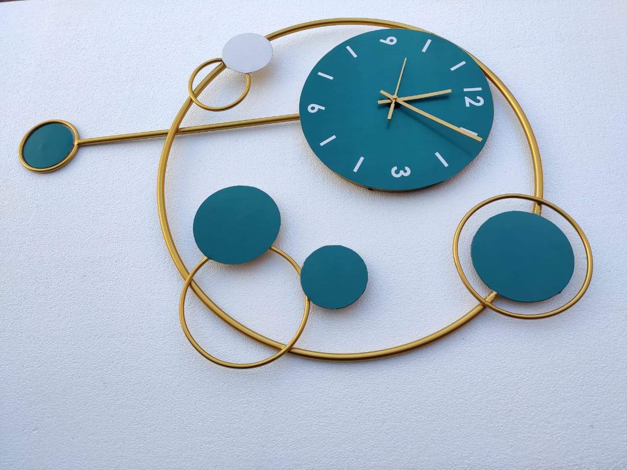 Blue Dial Ring Clock 22*30