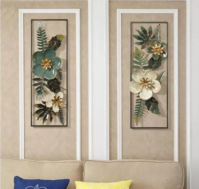 Flowers Leaf Frame Set Wall Decor 12*37