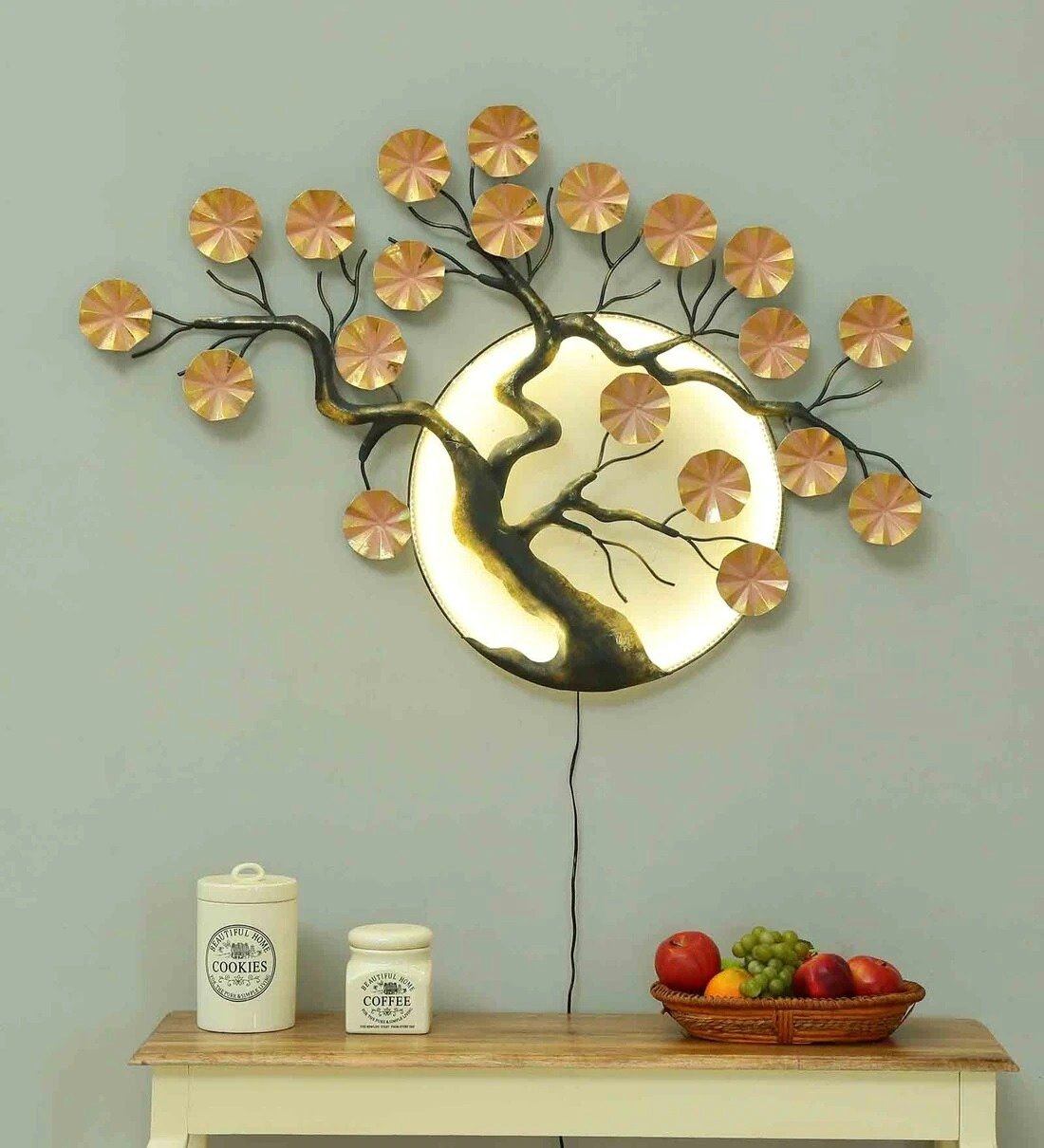 Ring Bowl Tree Wall Decor 30*46