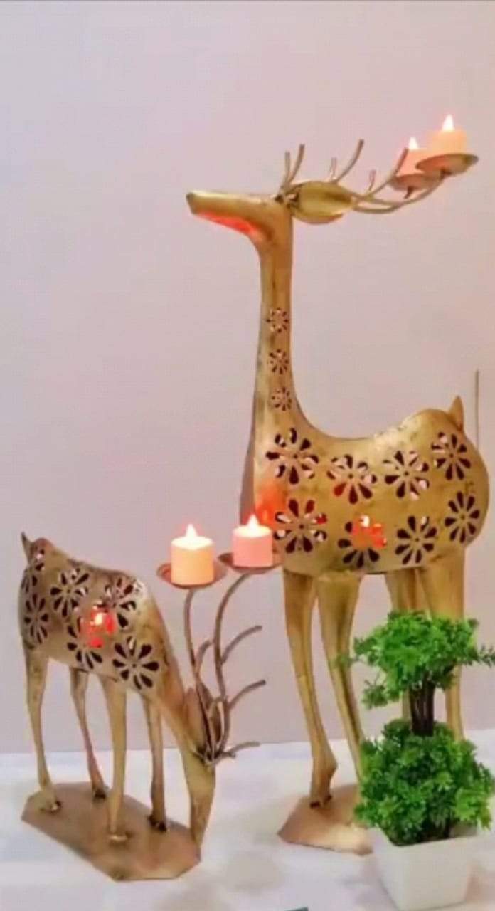 Deer Set T Light  28*13