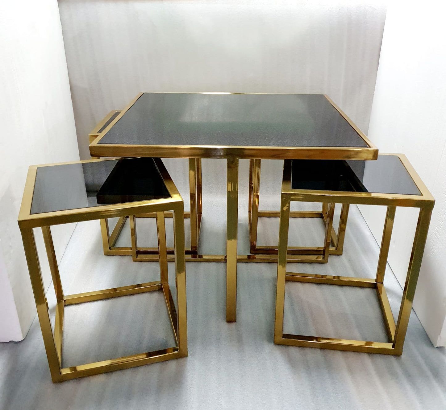 Stainless Steel Table Set 25×25×19