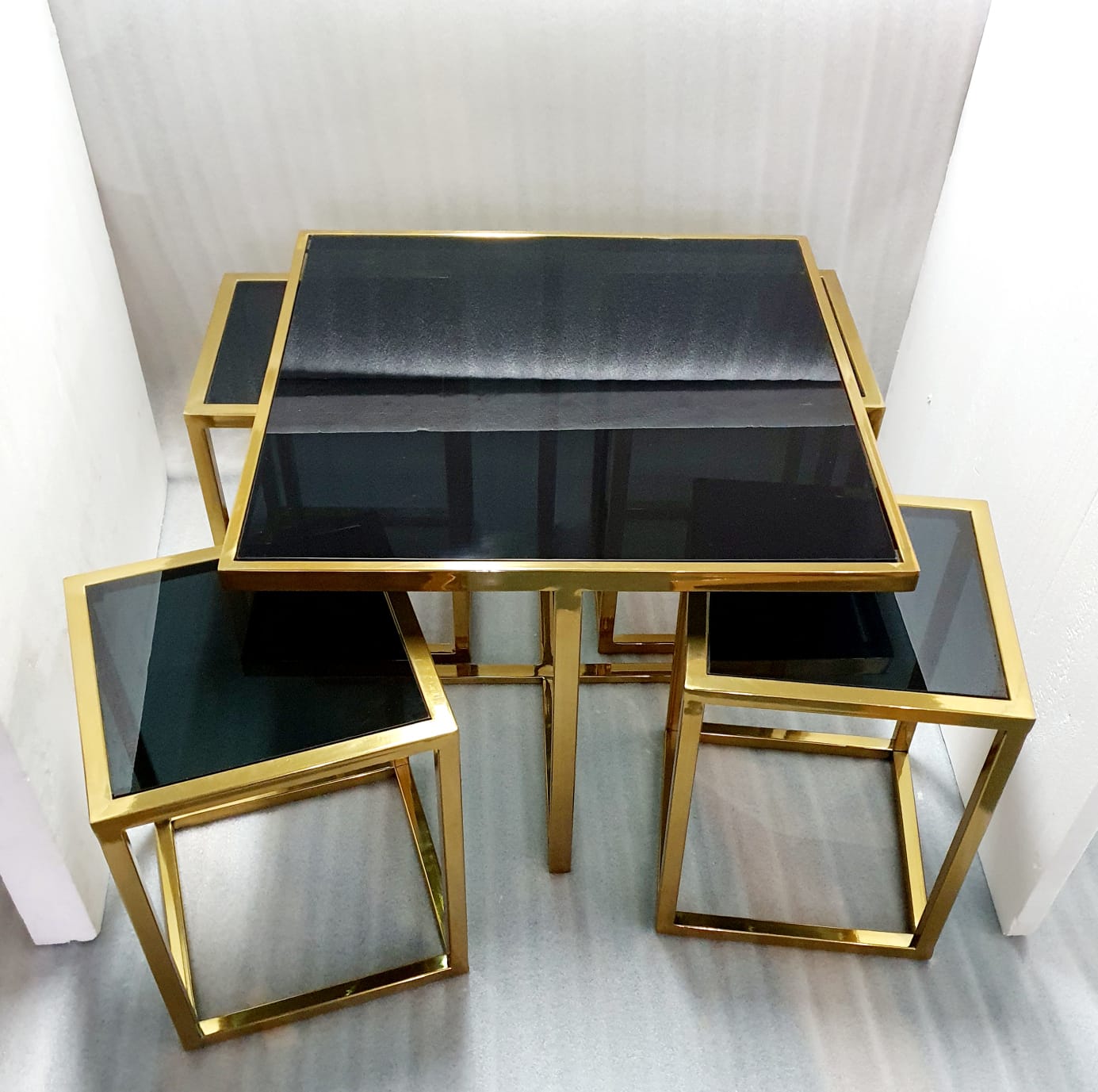 Stainless Steel Table Set 25×25×19