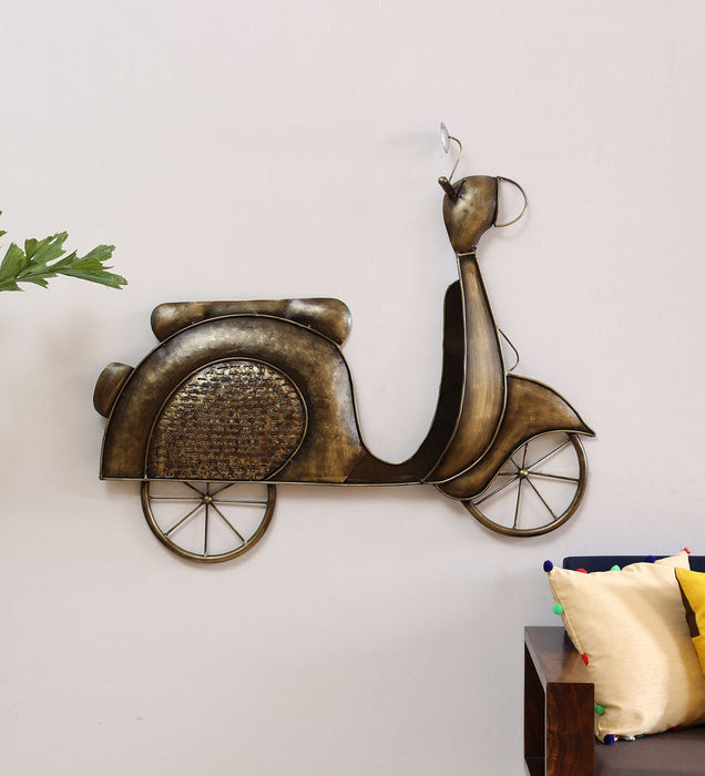Metal Scooter Wall Decor 42*4*36
