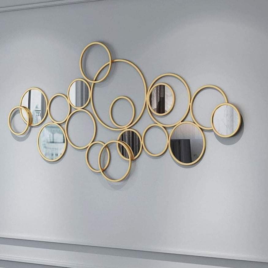 Multiple Circles Rings Mirror  25*48