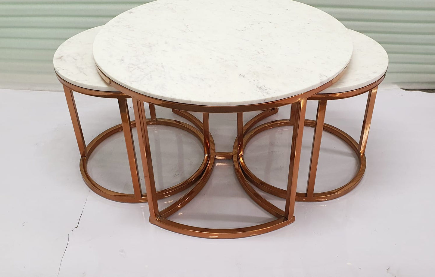 Rose Gold Coffee Table 80*50*50