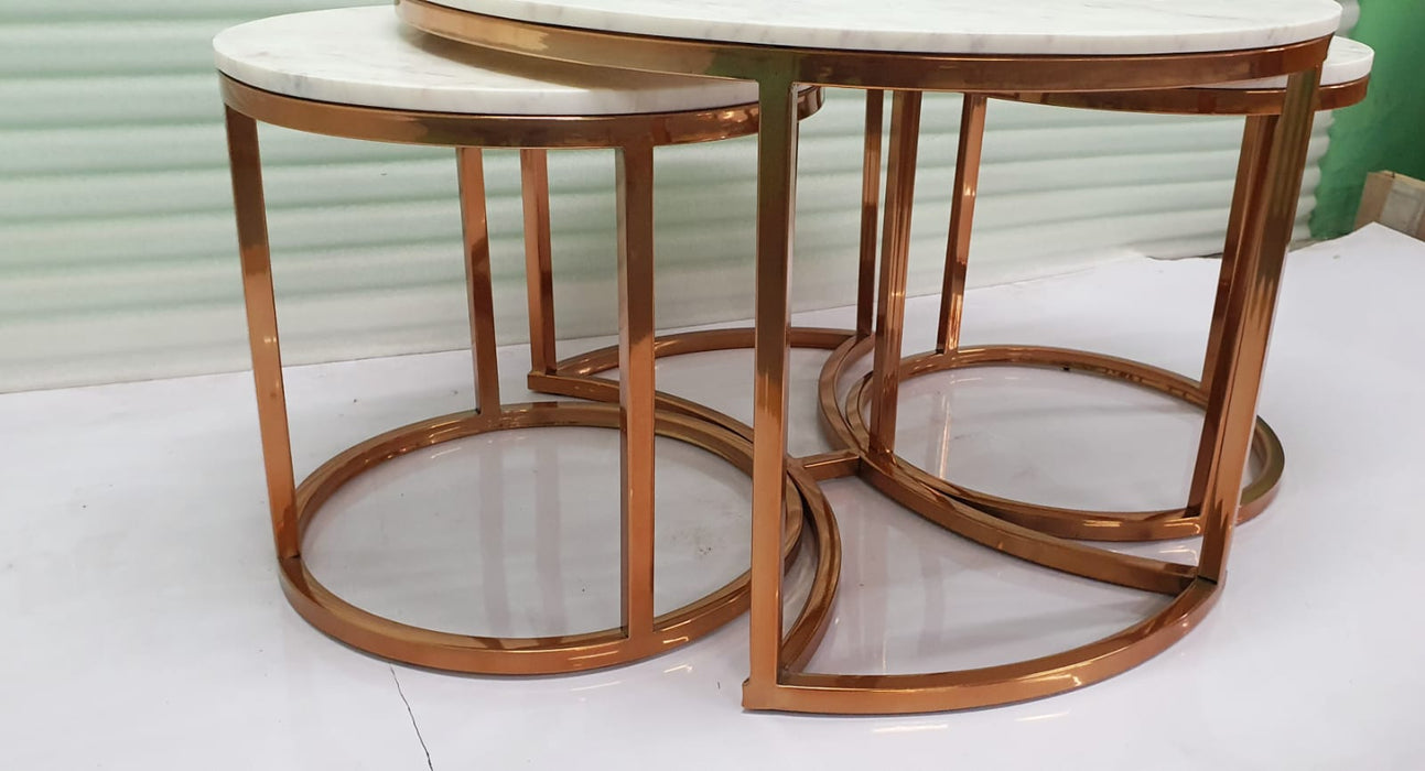 Rose Gold Coffee Table 80*50*50