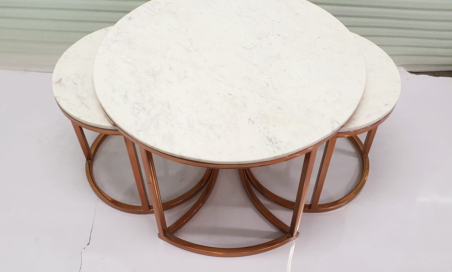 Rose Gold Coffee Table 80*50*50