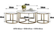 Rose Gold Coffee Table 80*50*50