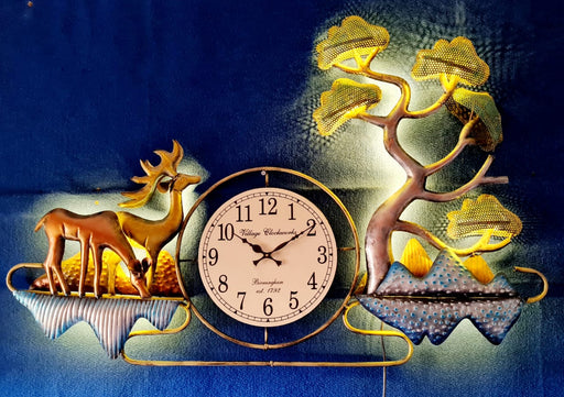 Deer Tree Clock 45*30