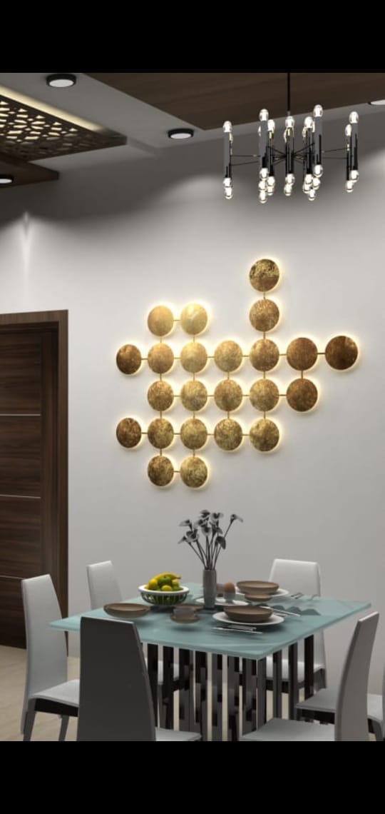 Golden Led Bowls 48*48