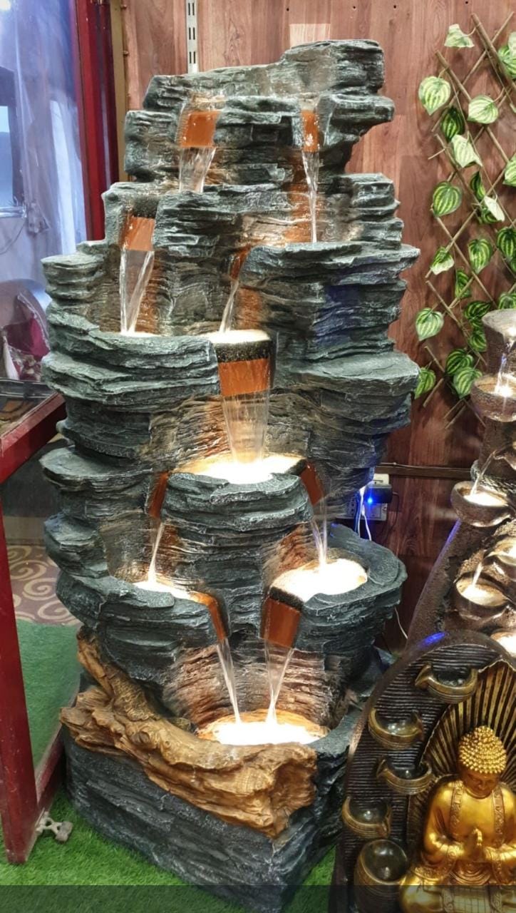 Fiber Mountain Water Fountain 30*30*66