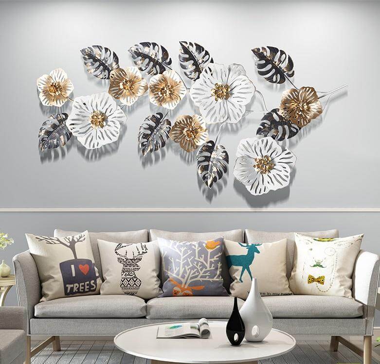 Flower Leaf Wall Deco 23*50