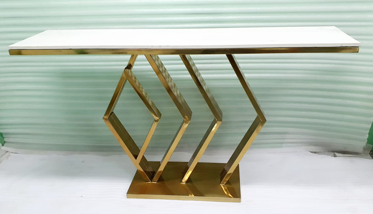 STAINLESS STEEL CONSOLE TABLE 60*15*36