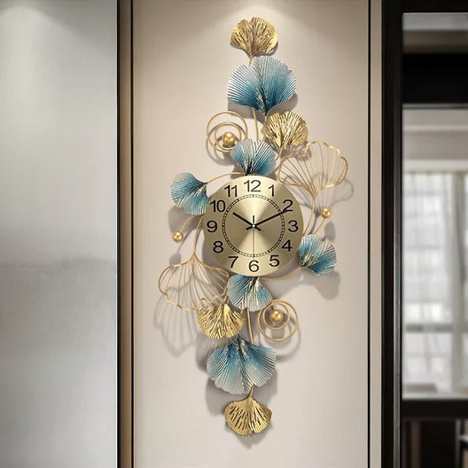 Vertical Lily Flower Clock 48*20