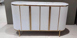 Stainless Steel White Tv Unit  60*16*36