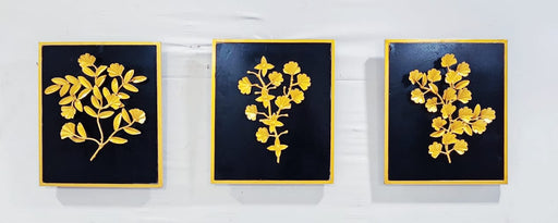 Golden Flowers Frame 18*15