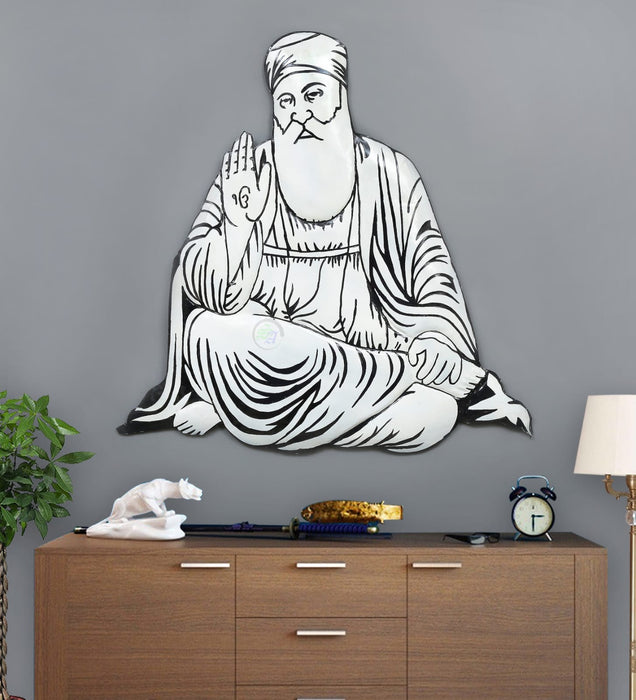 Guru Nanak Dev Ji Wall Art 26*26*2
