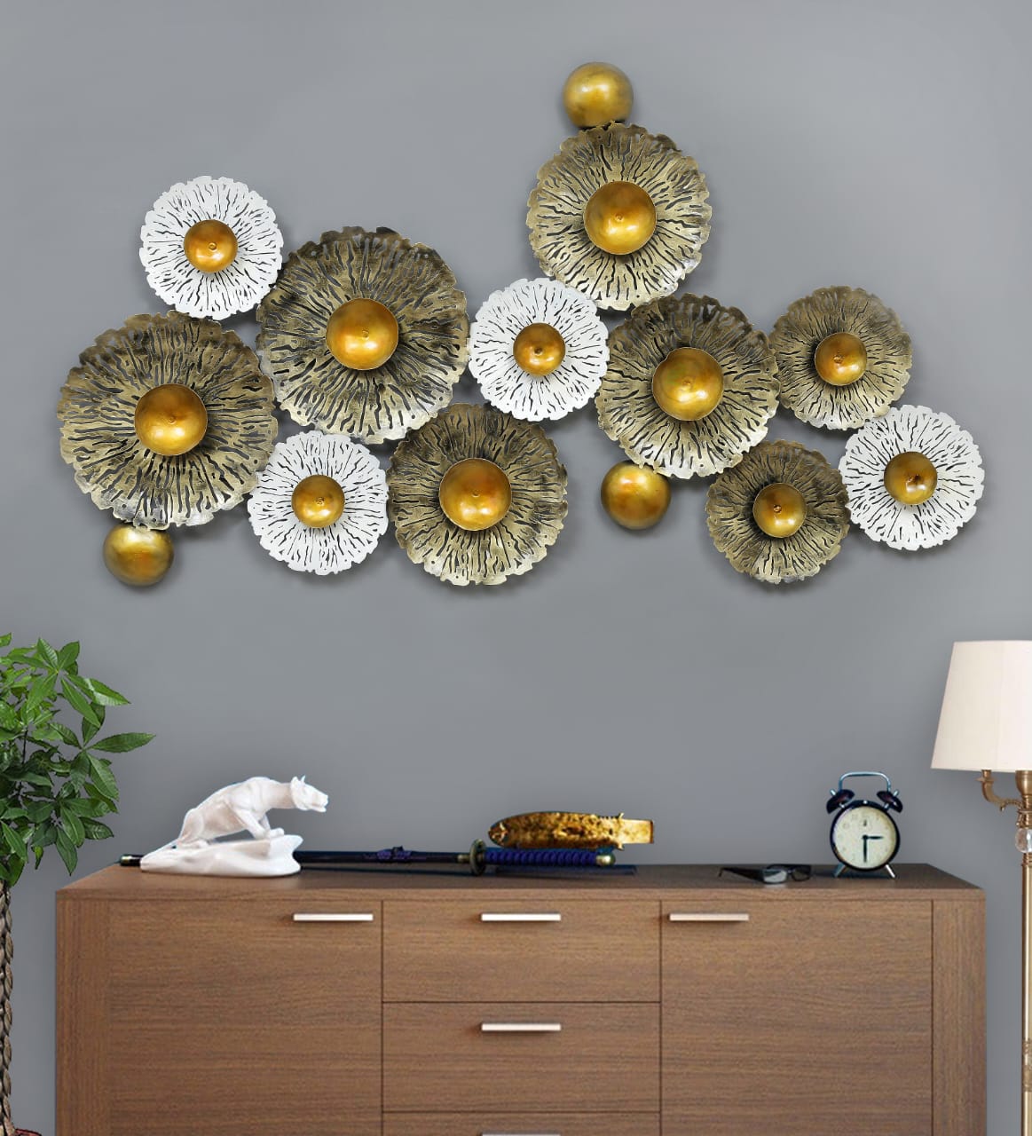 Multicircle Wall Decor 50*3*27