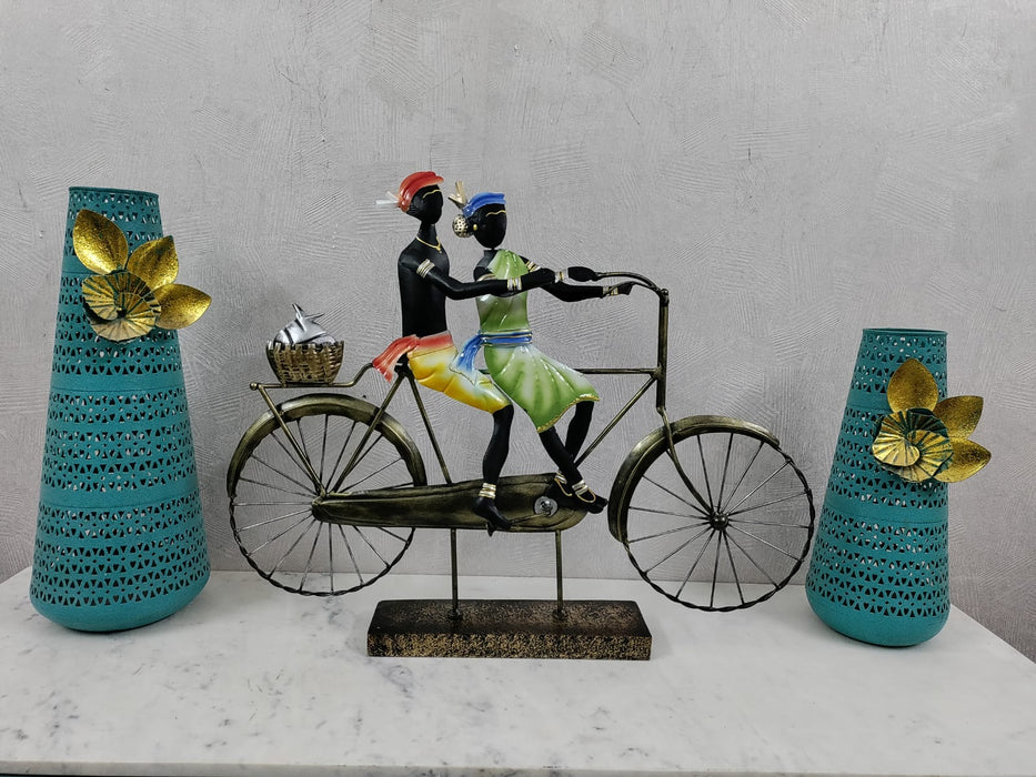 Bicycle Couple Table Decor 20*28
