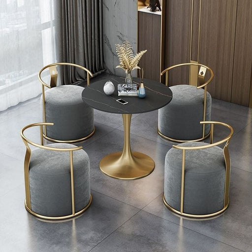 Stainless Steel Table With Chair Set 20*30