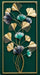 Double Frame Vertical Lily Wall Decor 24*48