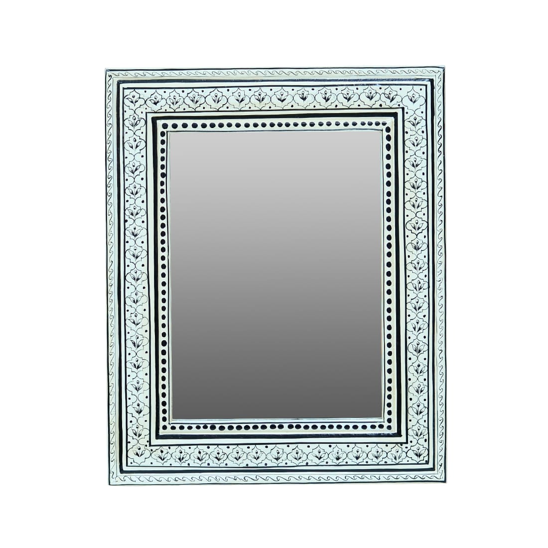 Antique Wooden Mirror 16*13*1