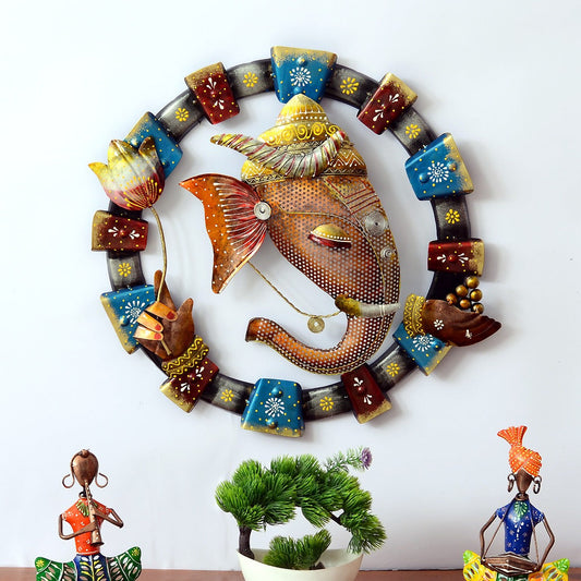 Laddu Ganesh Wall Decor 19*2*19