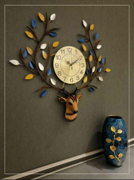 Rein Deer Wall Clock 29*27