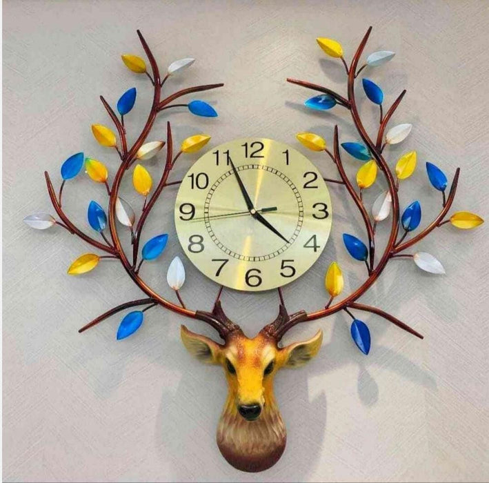 Rein Deer Wall Clock 29*27