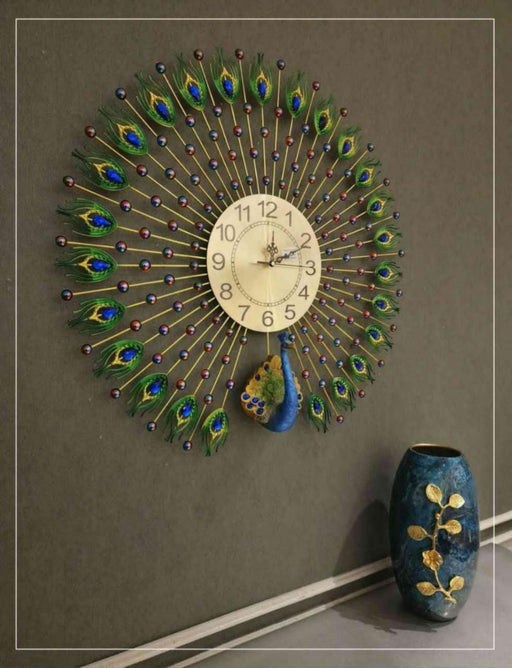 Big Peacock Clock  28*28