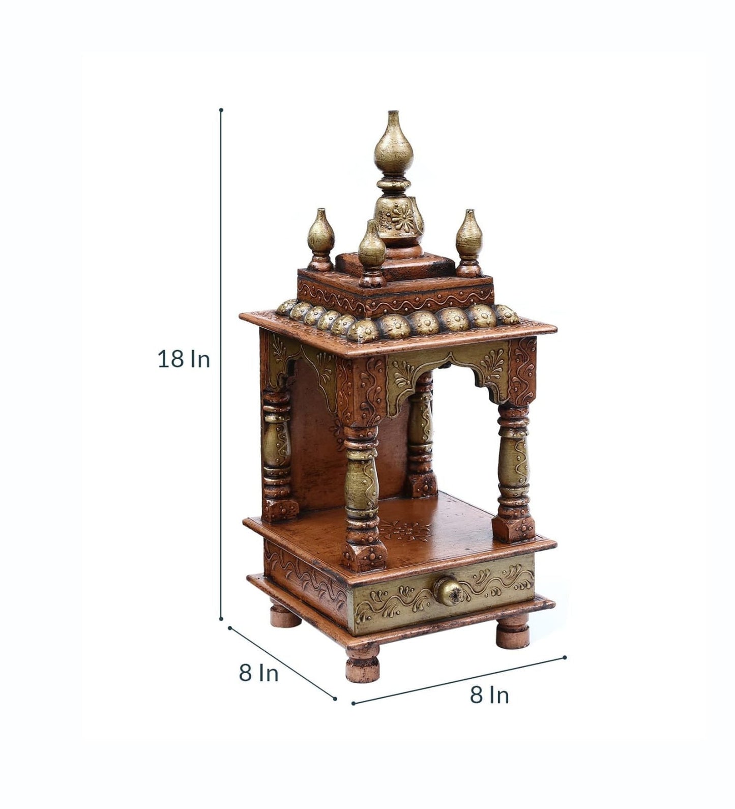 Mango Wood Mandir 18*8*8