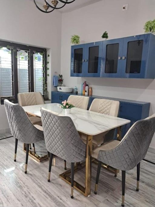 Grey Dining Table With Chairs 65*36*30
