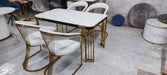 White Dining Table Chairs 56 *30*20