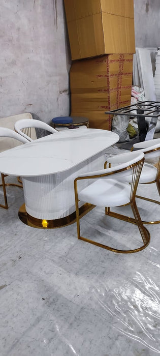 White Dining Table With 56*30*38